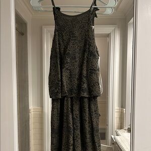 Blue Rain Black Lace Jumpsuit